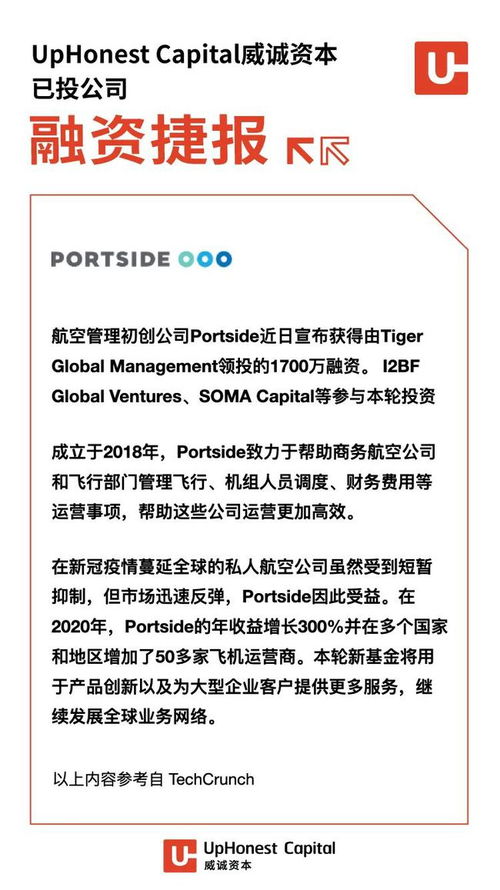 Portside航空軟件獲1700萬(wàn)美元融資，推動(dòng)航空信息系統(tǒng)集成服務(wù)新升級(jí)